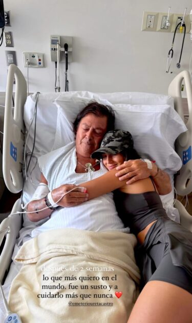 Tita Ureta contó que su padre Emeterio sufrió pre infarto: compartió sentida publicación