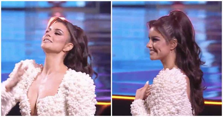 Emilia Dides lució vestido que recuerda al de fallida compra y las redes estallaron: “¡Lo lograste!”