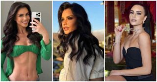 ¿Es el mismo? Emilia Dides sorprendió en Viña 2025 con vestido que recordó al de su fallida compra