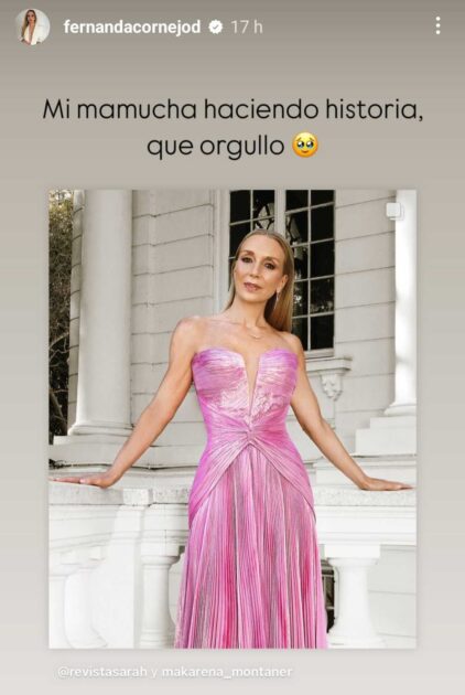 Fernando Cornejo, hija de Karen Doggenweiler, la elogió tras su debut en Viña 2025