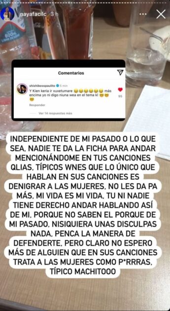 Naya Fácil contestó a Pablo Chill-E