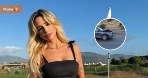 Guarén sufrió accidente de tránsito en autopista: mostró cómo quedó su auto