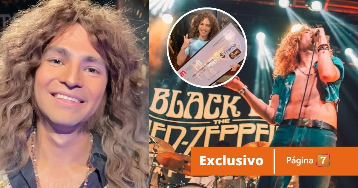 Danilo Olmos, imitador de Robert Plant, de Led Zeppelin, reveló qué hará con el millón de pesos que ganó en Mi Nombre Es
