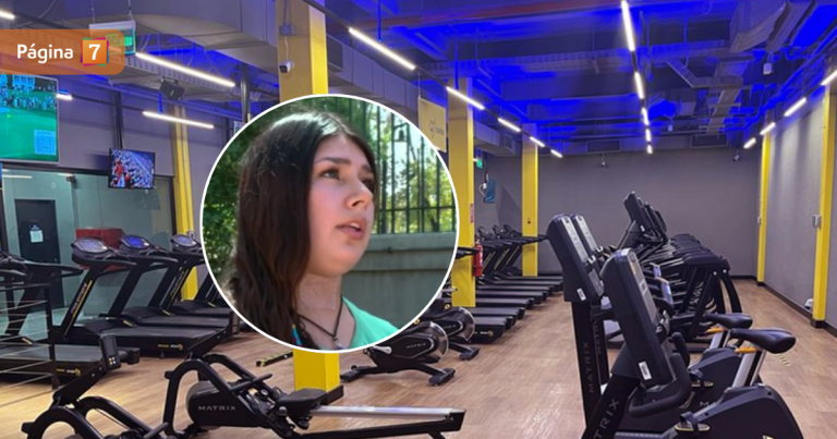 Joven quedó atrapada en gimnasio capitalino y rompió puerta para escapar: le cobraron por los daños