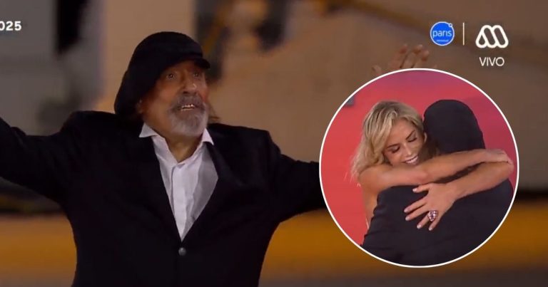 Emotivo reencuentro de Negro Piñera con Carla Ochoa en Gala de Viña: sellaron el momento con un beso