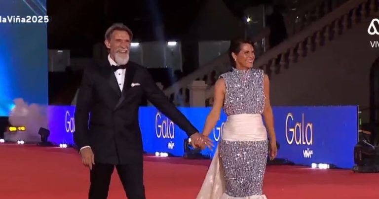 Pancho Melo y Paola Volpato desfilaron en la Gala: se preparan para ser coanimadores del certamen