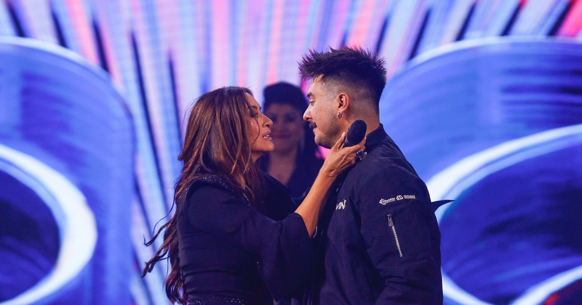 reacción de hijo de Myriam Hernández a Gaviota de Platino