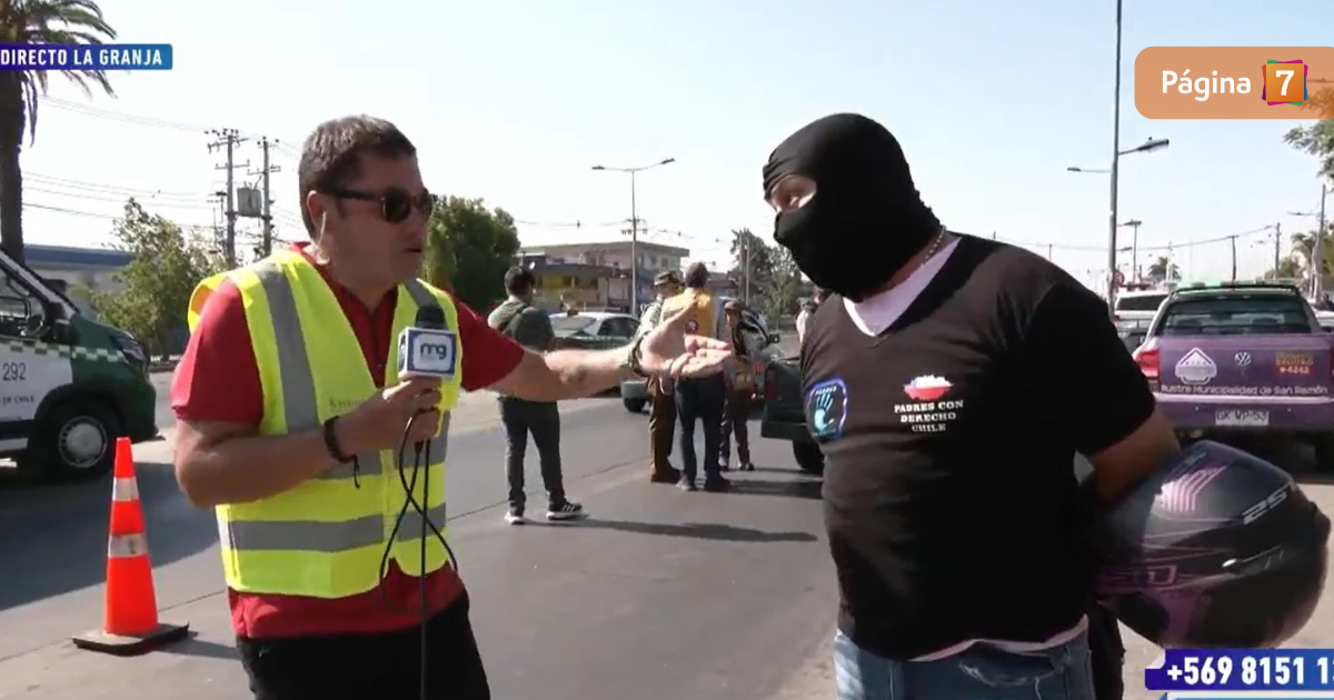 Roberto Saa protagonizó incómodo cruce con ‘encapuchado’ en pleno despacho para el Mucho Gusto