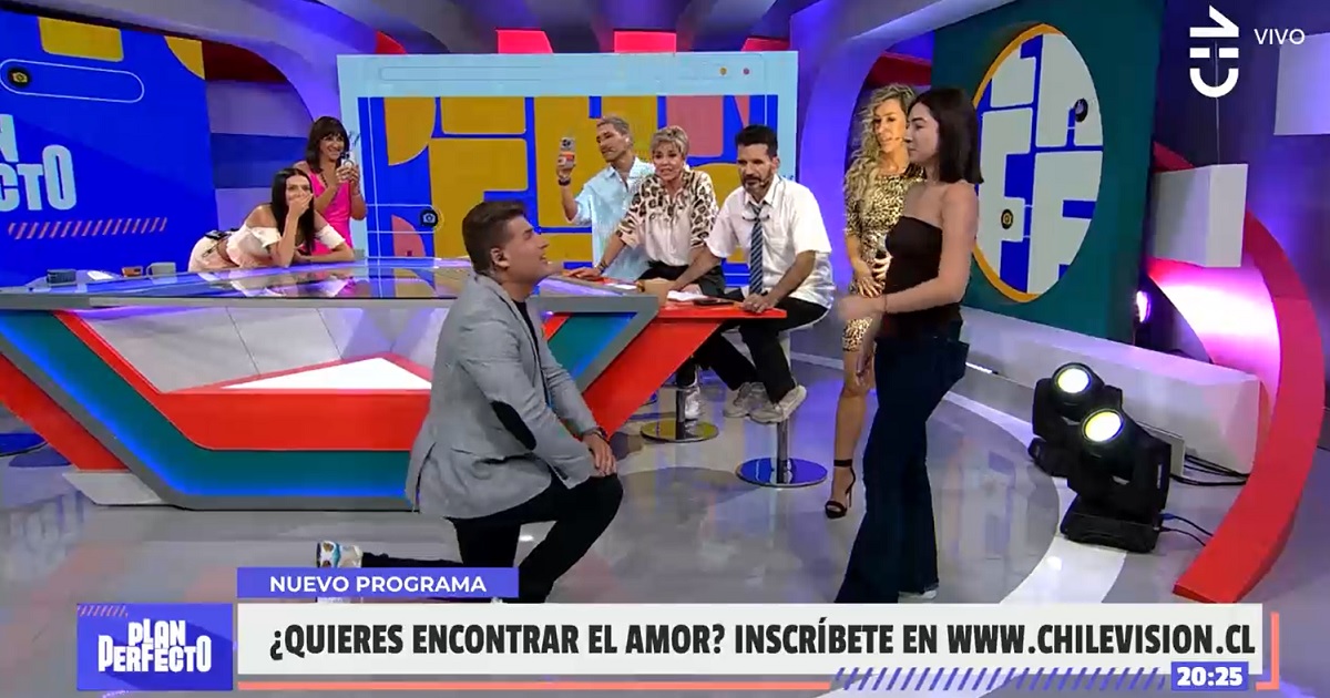 Claudio Rojas protagonizó un romántico, pero "fallido" gesto con su polola en Plan Perfecto