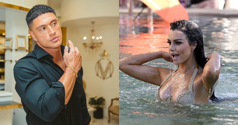 Sammis Reyes explicó por qué no acompañó a Emilia Dides en su piscinazo