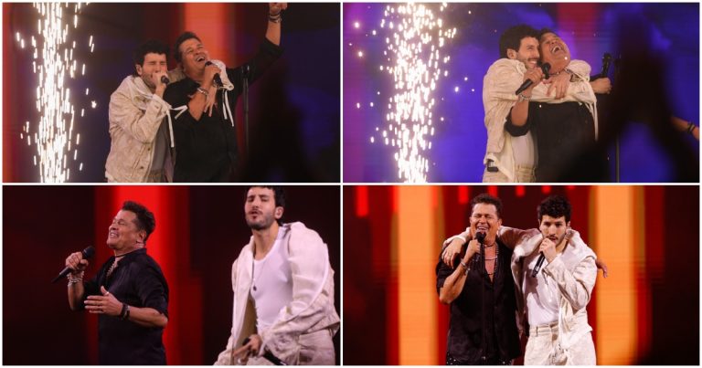 Tras corte de luz: Sebastián Yatra terminó debutando en Viña 2025 con colaboración con Carlos Vives