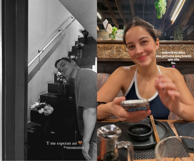 El romántico gesto de Simón Pesutic con Vivianne Dietz tras largo viaje de actriz: "Así me reciben"
