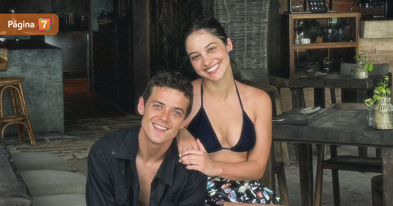 Simón Pesutic y Vivianne Dietz celebraron San Valentín en Rapa Nui: publicaron románticos registros