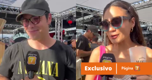 “Nos queremos mucho”: Camilo Zicavo y Daniela Gala hablaron de su relación en Lollapalooza Chile