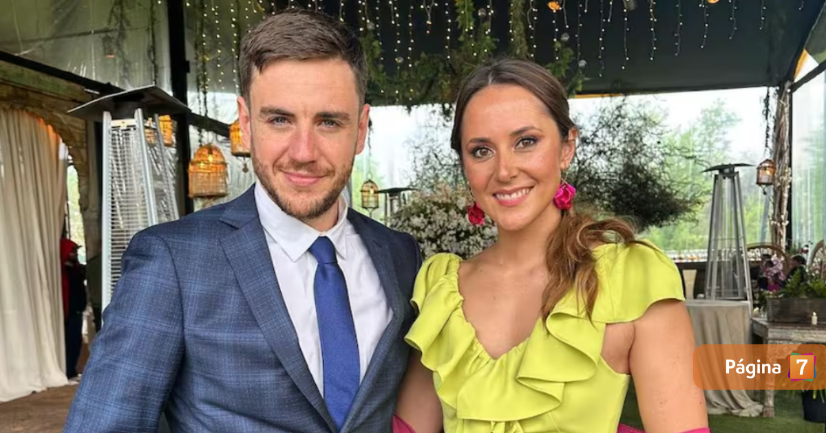 Con carroza y decoración futbolera así fue el gran matrimonio de Gonzalo Fouillioux y su pareja