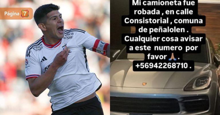 Esteban Pavez denunció el robo de su camioneta: 6 asaltantes intimidaron a su pareja e hija