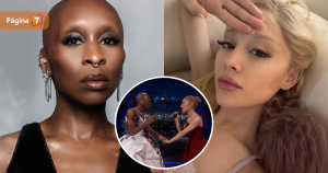 Oscars: captan emotiva reacción de Ariana Grande y Cynthia Erivo a segundos de bajar del escenario