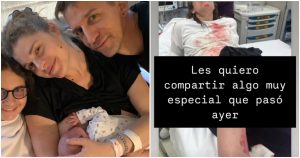 Tanza Varela no alcanzó a llegar a la clínica y Matías Bize recibió a su hija: 