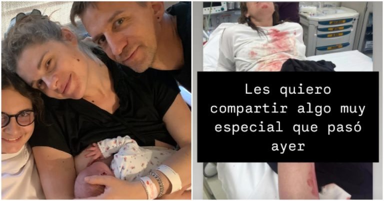 Tanza Varela no alcanzó a llegar a la clínica y Matías Bize recibió a su hija: 