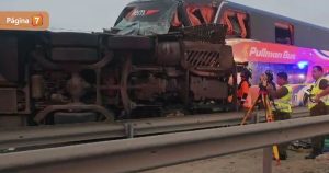 Accidente en ruta 5 Norte