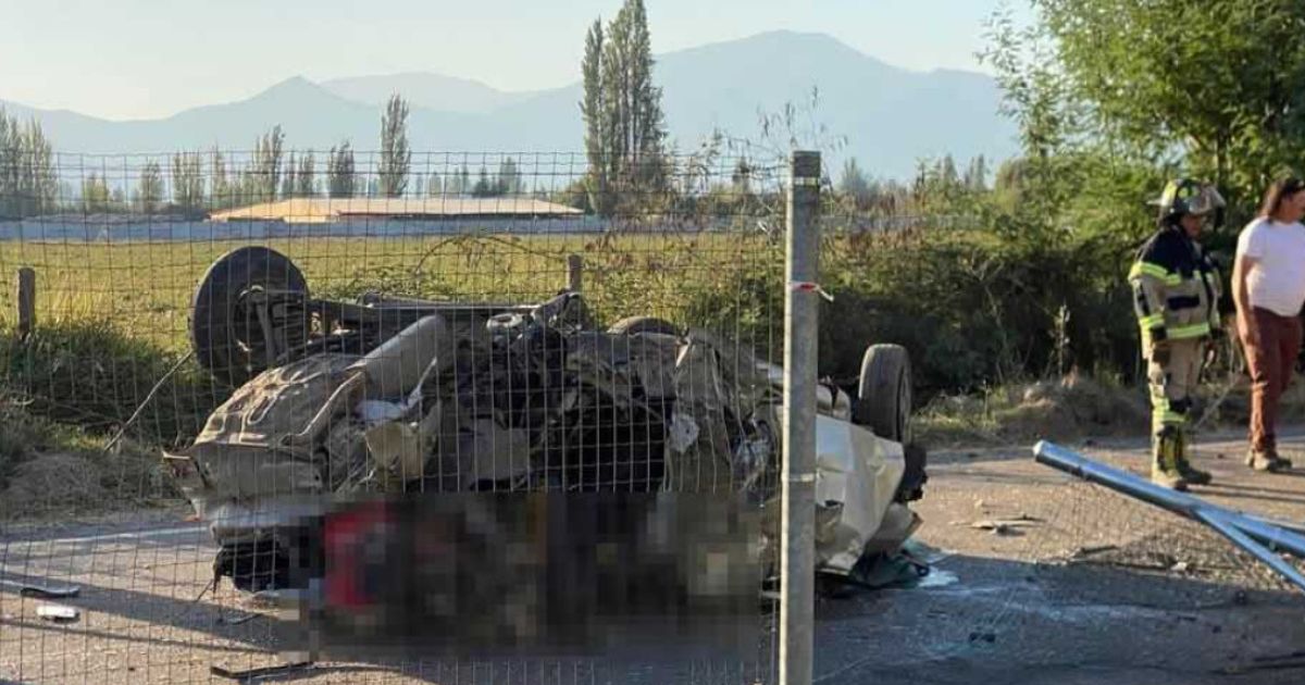 Accidente en Ruta 5 Sur