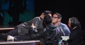 Jorge Zabaleta protagonizó coqueto e hilarante momento con Pancho Saavedra y Pedro Ruminot en Viña