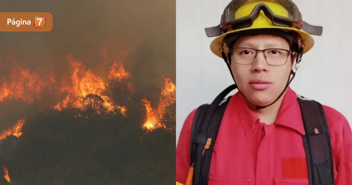 bombero fallecido en incendio Ercilla y Victoria