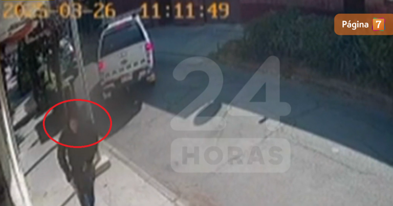 Cámaras de seguridad captaron el momento del asesinato a empresario de 72 años en Quinta Normal