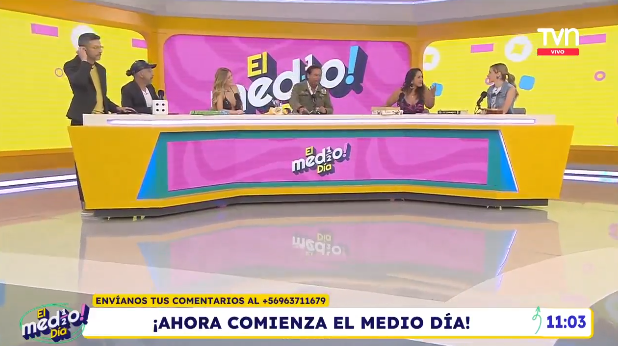 Daniel Fuenzalida debutó con 'El medio día' en TVN: tuvo a 2 comediantes en el panel