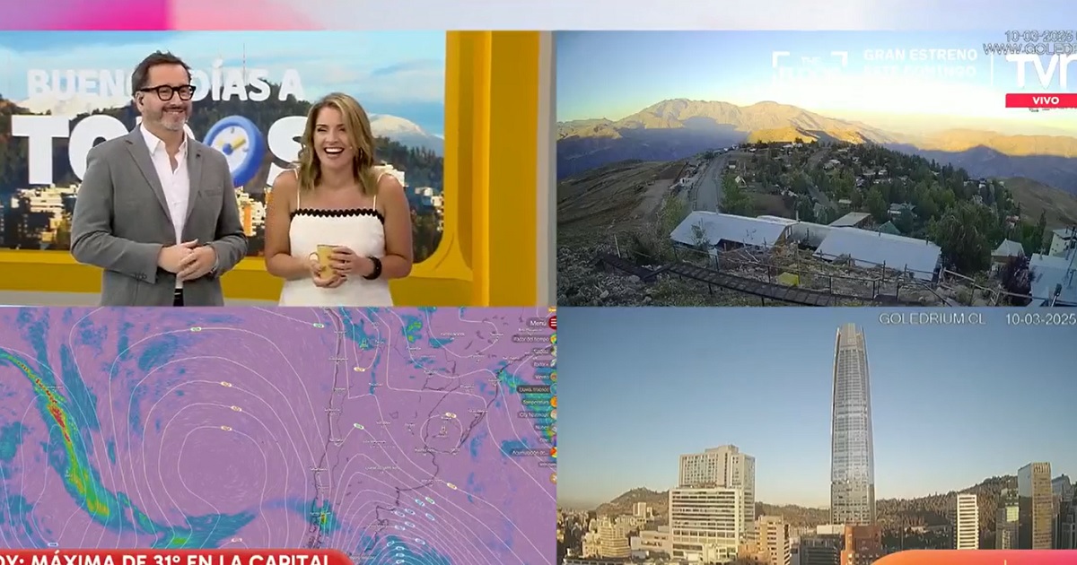 Eduardo Fuentes y Monse Álvarez bromearon con polémica en Mega en el Buenos días a todos