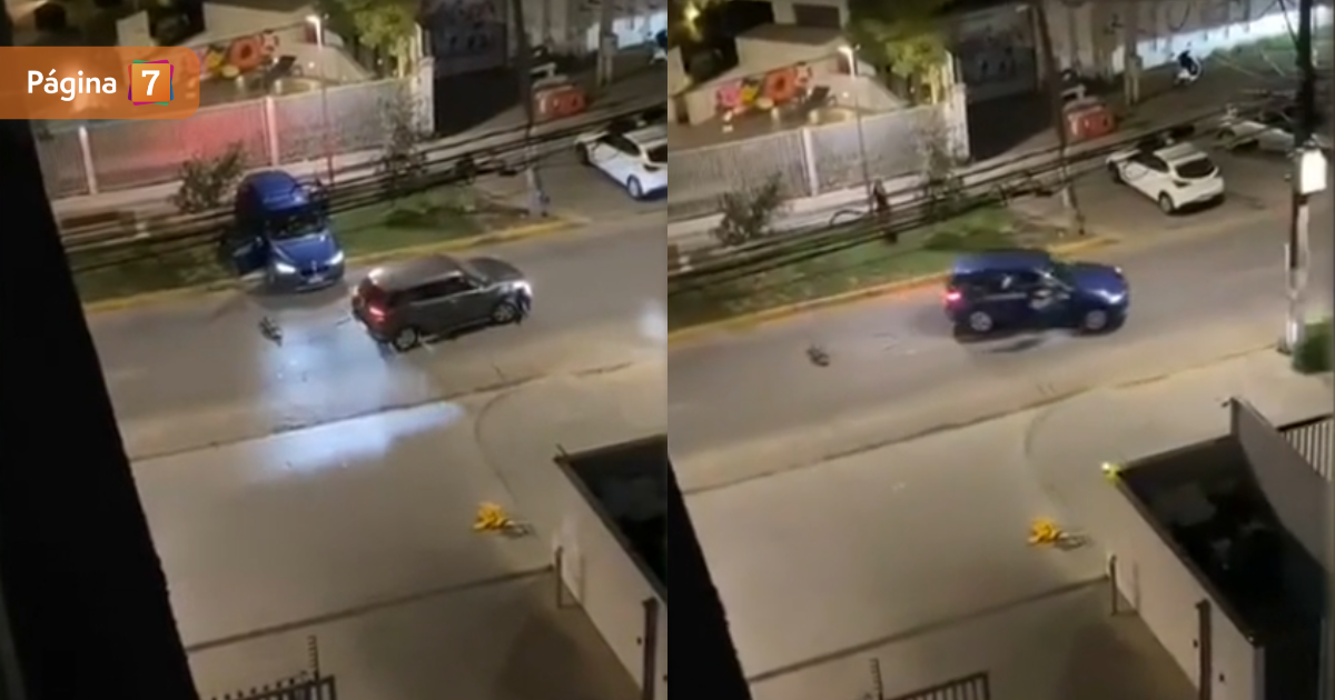 Pareja sufrió violenta encerrona en Macul: cámaras registraron robo