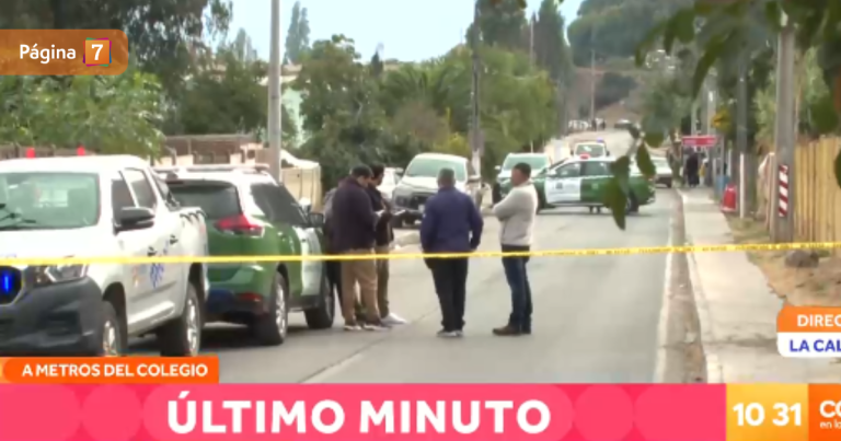 Estudiante fue baleado por menor de 15 años en La Calera: 