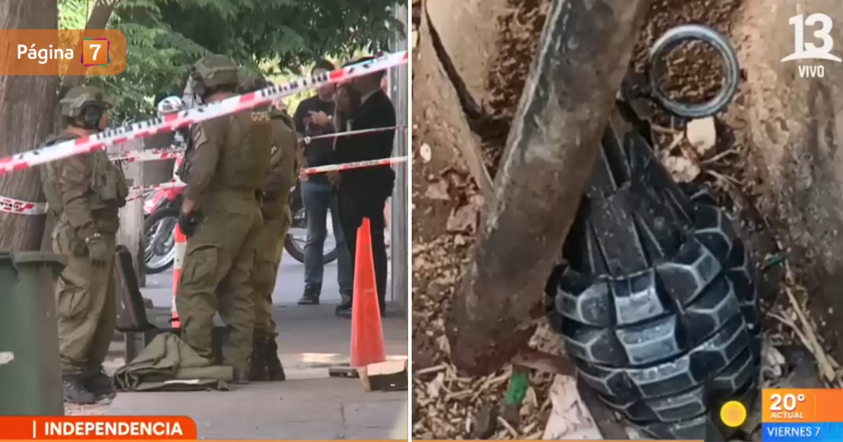 supuesta granada en Independencia resultó ser un encendedor