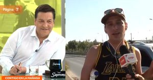 hombre recibe ayuda en contigo en la mañana