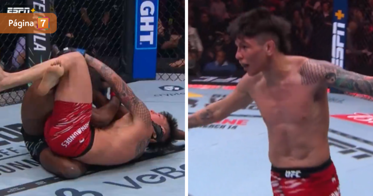 Chileno 'Jaula' Bahamondes triunfa en la UFC 313 y logra meterse entre los mejores 15 del mundo