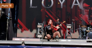 Loyaltty dio gran show pese a incidente previo al REC: sorprendió al cantar Corazones Rojos