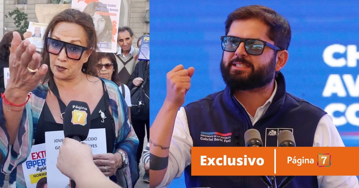 Marisela Santibáñez emplazó duramente a Gabriel Boric por la Ley de Extraviados