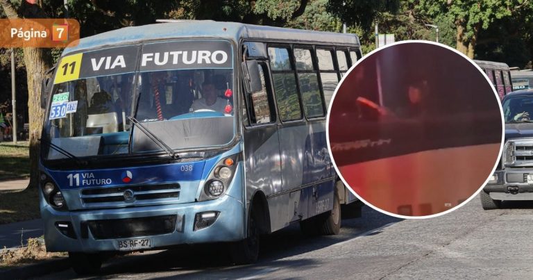 Captan a niño conduciendo un bus del transporte público en Chiguayante: registro se hizo viral