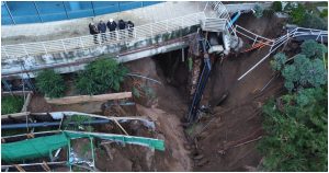 Se registran nuevos deslizamientos en socavón de Viña del Mar