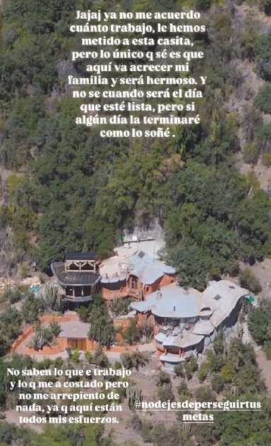 La sentida reflexión de Pangal Andrade y construcción de su casa: "Aquí va a crecer mi familia"