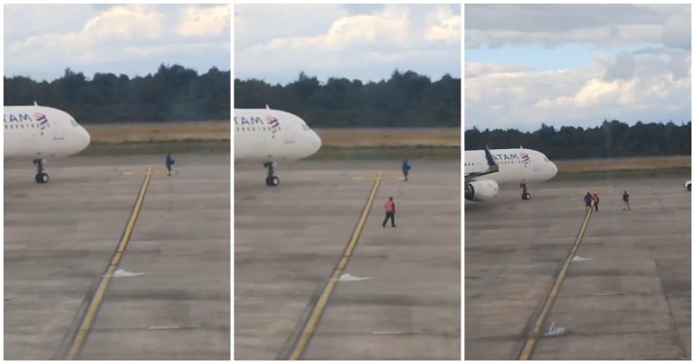 Pasajero ingresa a losa de aeropuerto El Tepual para intentar detener vuelo a Concepción