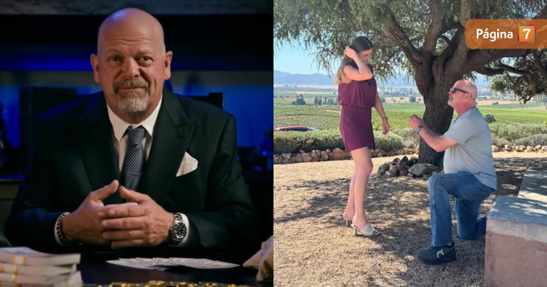 Rick Harrison de la serie 'El precio de la historia' le propuso matrimonio a su pareja en Chile