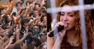 shakira concierto improvisado