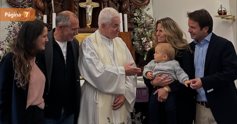 Soledad Onetto compartió emotivos registros del bautizo de su hijo: 