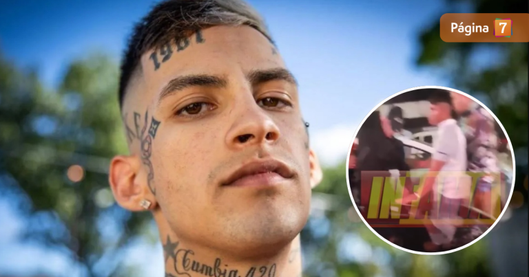 Captan a cantante urbano L-Gante peleando en la calle en Buenos Aires: podría ir a la cárcel