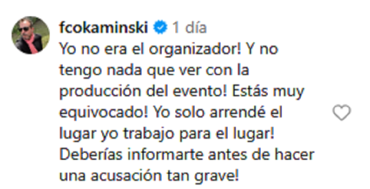 Francisco Kaminski fue acusado de “estafa” por fallido evento Florida Bier: animador contestó a funa