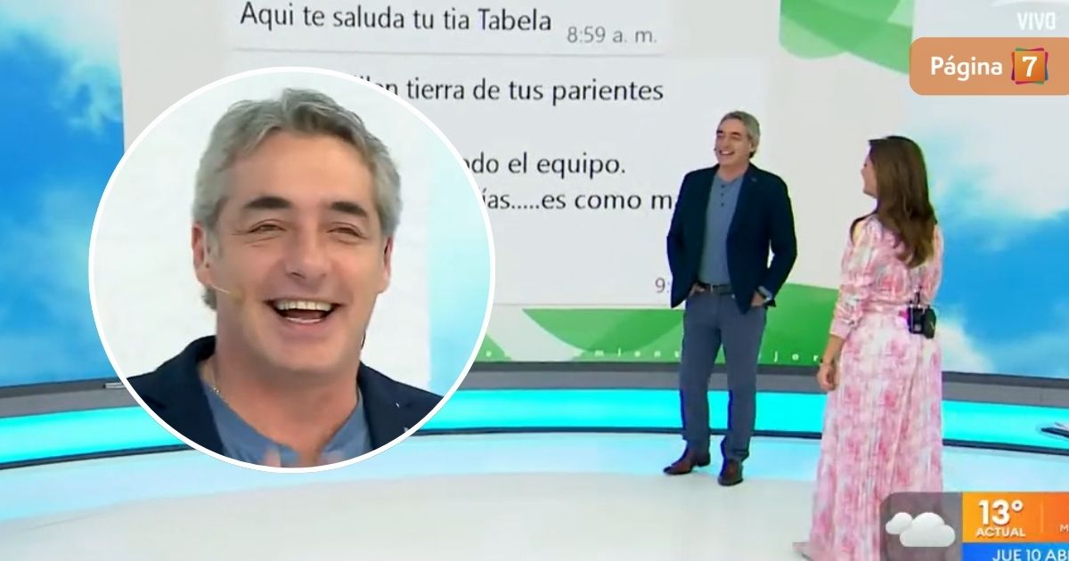 José Luis Repenning no lo esperaba: su tía lo sorprendió y le envió especial saludo en Tu Día