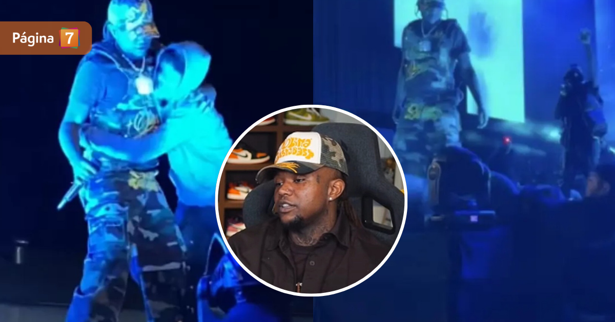 Le compré ropita la insólita decisión de Polimá Westcoast con fan que le hizo caer del escenario