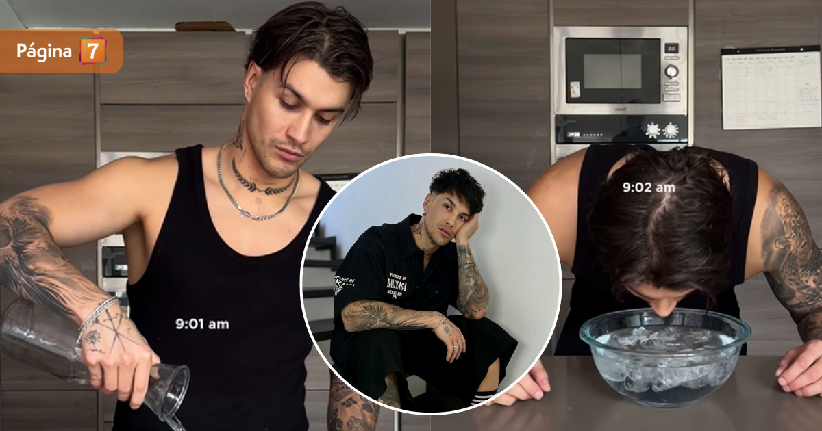 Nicolás Solabarrieta reveló su extremo hábito matutino es un secreto de belleza