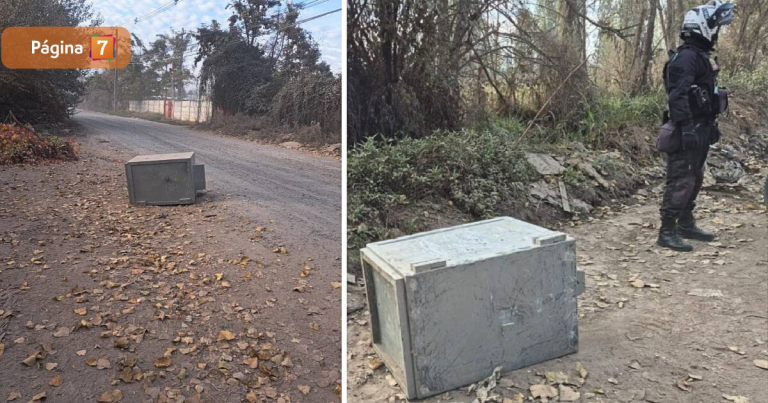 Abren la misteriosa caja fuerte abandonada en Maipú: ¿qué había en su interior?